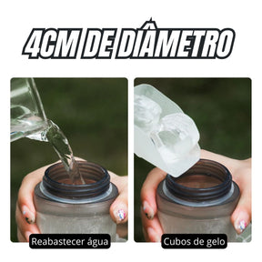 Garrafa-de-agua-para-corrida-dobravel-300ml-azul-ultra-leve-para-atletas-e-trilhas